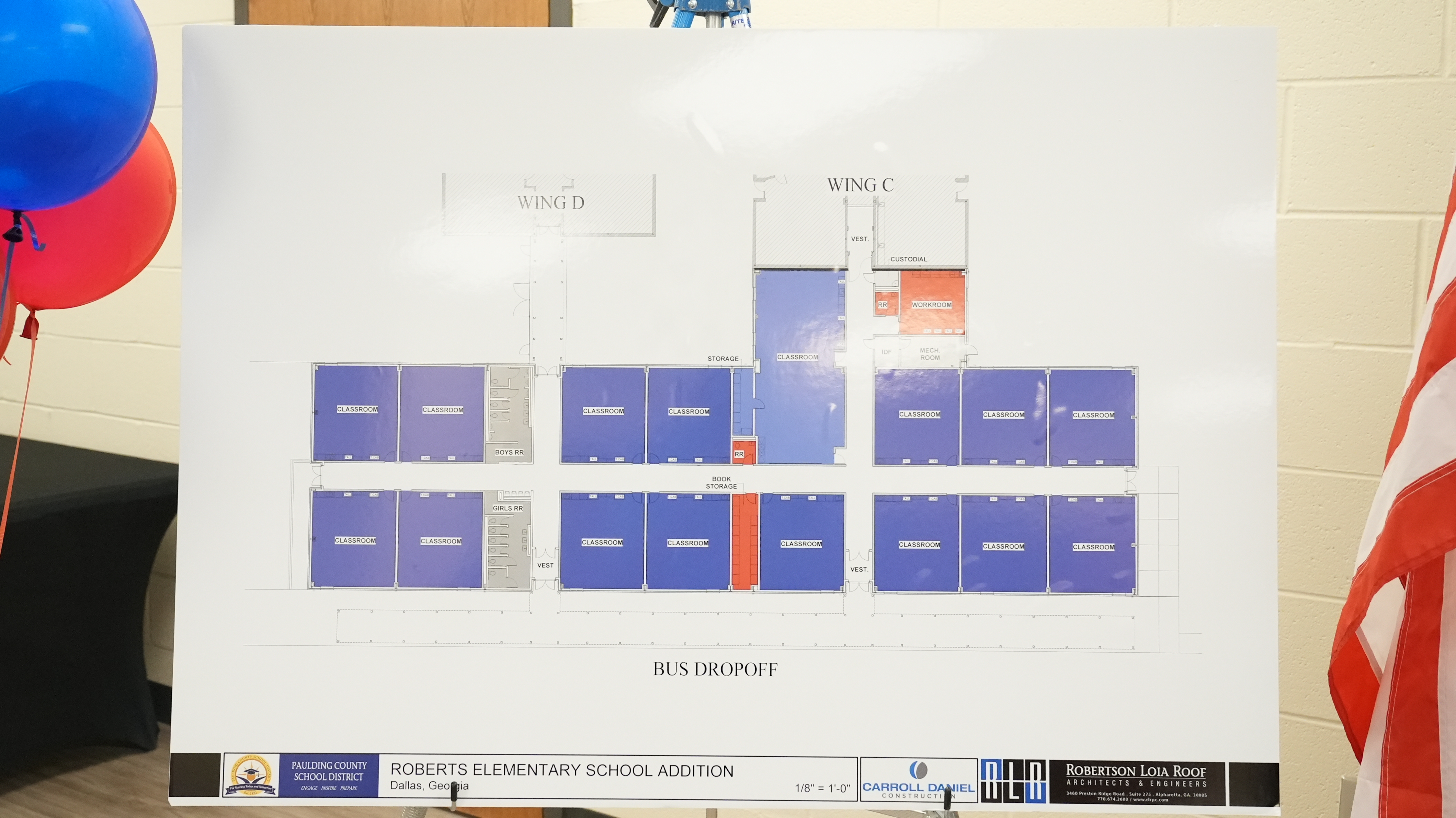 Roberts ES Ribbon Classroom Addition